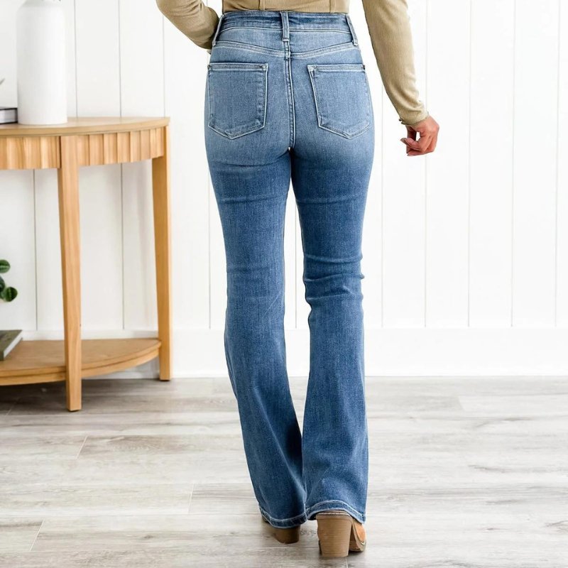 Meetdex bootcut superstretch highwaist Jeans | 1+1 Gratis